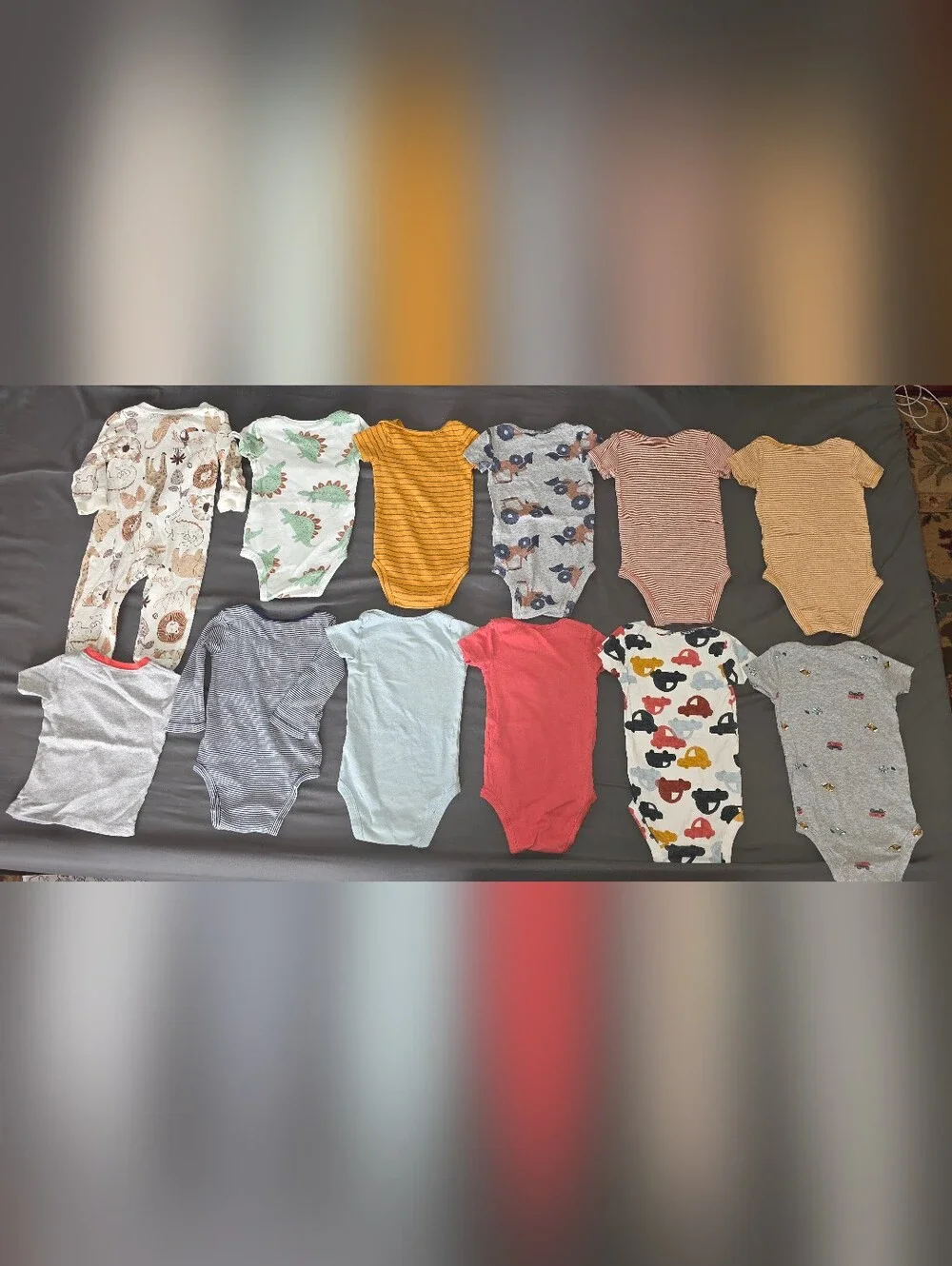 Carter's Multi-Pack Baby Bodysuits with 1 T-shirt